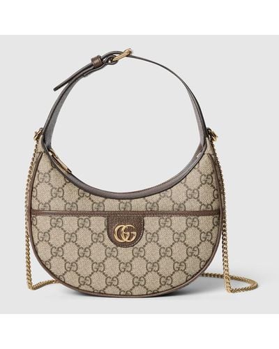Gucci Ophidia GG Super Mini Shoulder Bag - Grey