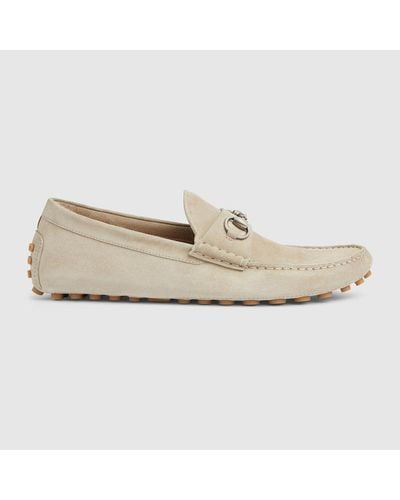 Gucci Mocassino Driver Con Morsetto - Bianco