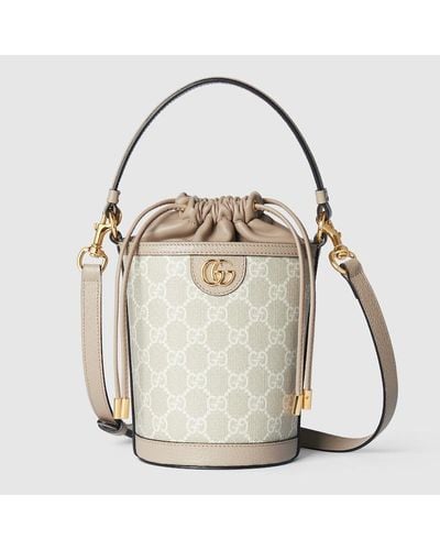 Gucci Ophidia Mini Bucket Bag - Weiß