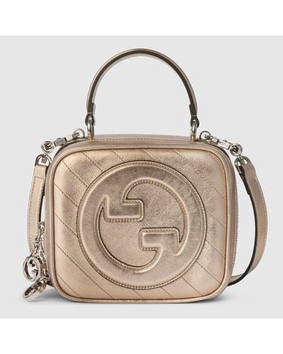 Gucci Blondie Small Top Handle Bag - Natural