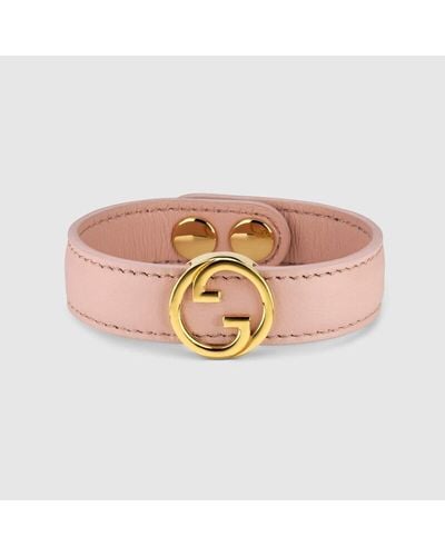 Gucci Armband Mit Rundem GG - Pink