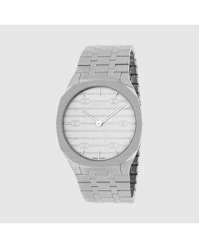 Gucci Reloj 25H de 34 mm - Metálico