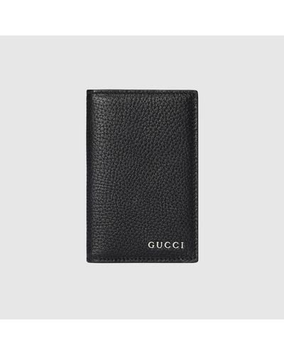 Gucci Längliches Kartenetui Mit Logo - Schwarz