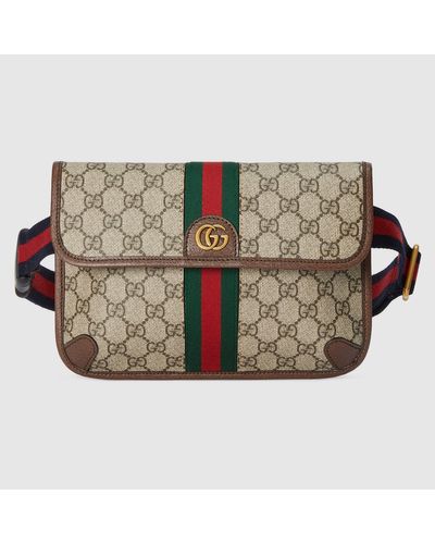 Gucci Ophidia GG Small Belt Bag - Natural