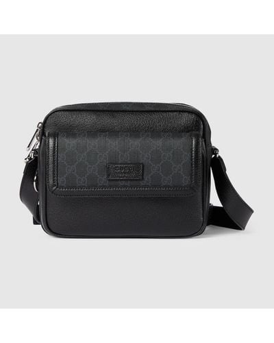 Gucci Small GG Crossbody Bag With Tag - Black