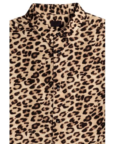 h and m leopard print shirt
