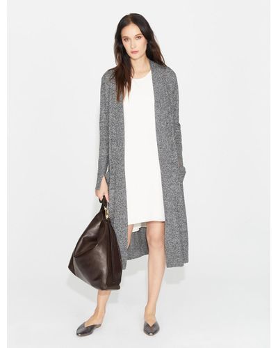 black duster cardigan