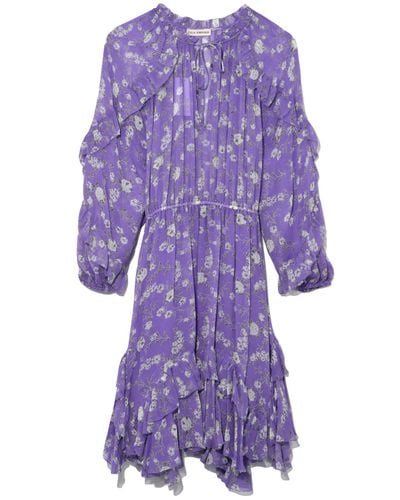 Ulla Johnson Silk Alissa Dress In Iris in Purple | Lyst