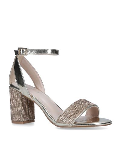 carvela gold flat sandals