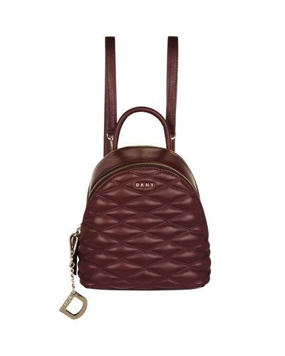 dkny backpack brown