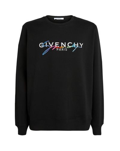 givenchy blurred logo sweatshirt