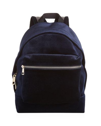 sandro velvet backpack