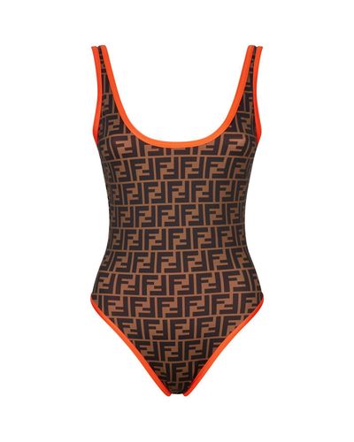 fendi orange two piece