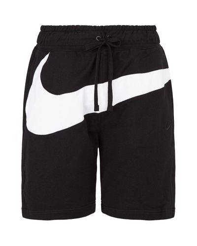 nike black sweatshorts