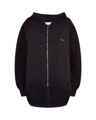 balenciaga hoodie black