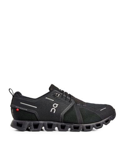 On Running Cloud 5 Waterproof Sneakers in Black for Men | Lyst UK