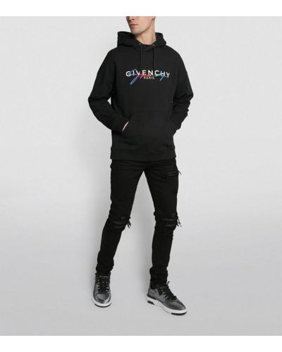givenchy rainbow logo hoodie