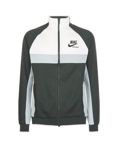 green nike track jacket