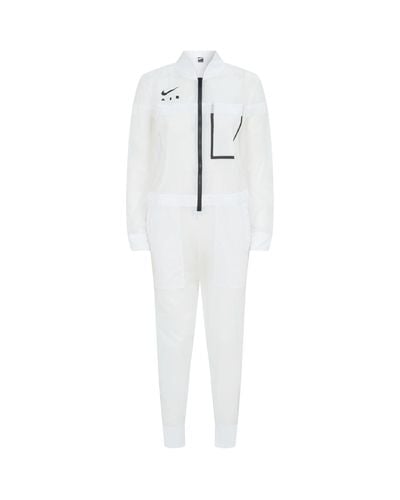 nike white jumpsuit