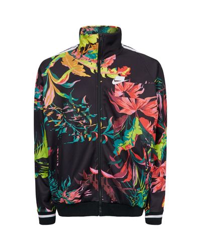 Nike Nsw Palm Print Jacket in Green for Men - Lyst