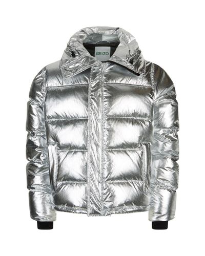 kenzo silver puffer