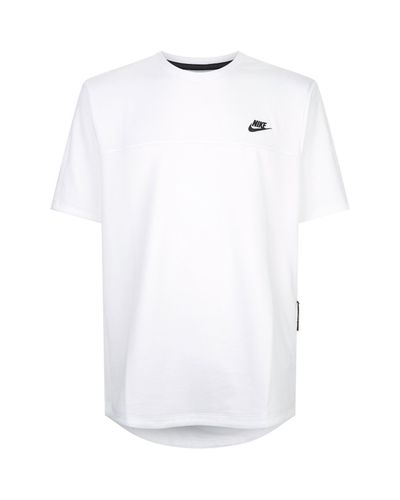 Tembel İşitme engelli tuzlu  Nike Tech Fleece T-shirt in White for Men | Lyst