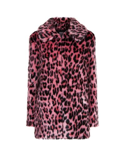 pinko leopard coat