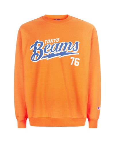 Champion Tokyo Beams Sweater in Orange for Men - Lyst