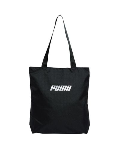 puma logo tote bag in pink