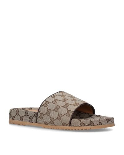 gucci slides tan