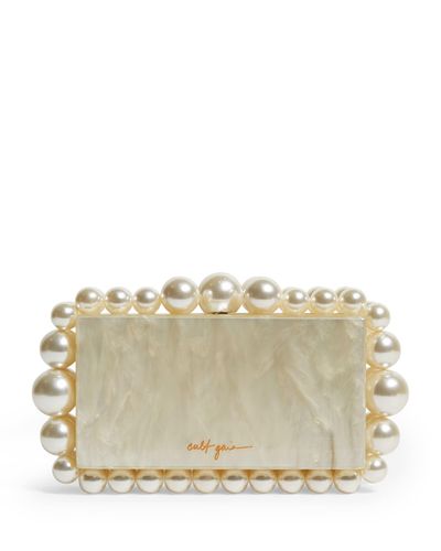Cult Gaia Synthetic Eos Box Clutch Bag in White - Lyst