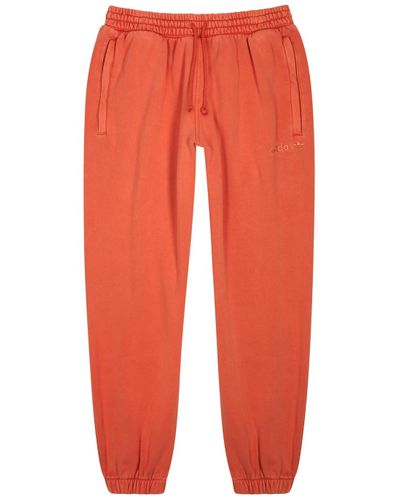 orange sweatpants in store