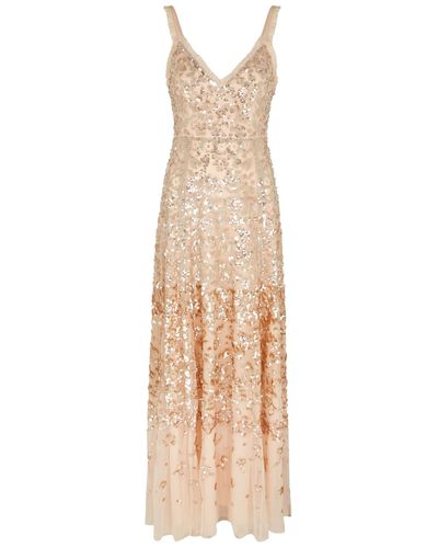 patchwork sequin gown needle and thread