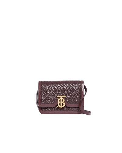 medium quilted monogram lambskin tb bolsa