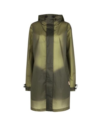 green rubber raincoat