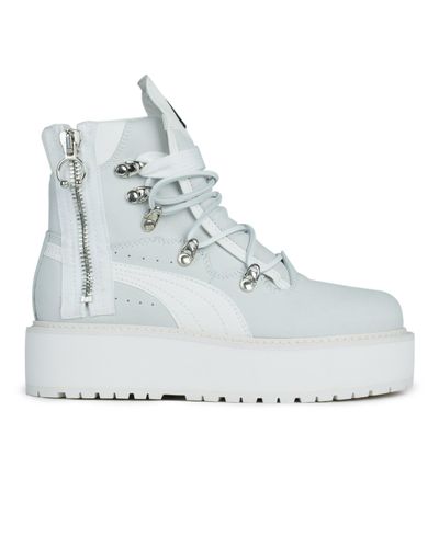 Puma Fenty By Rihanna Sb White Boots Lyst