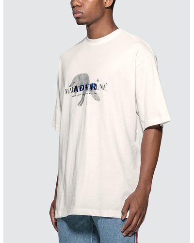 Maison Kitsuné Cotton Ader Error X Jump Fox T-shirt in White for 