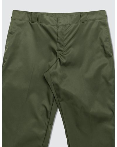 Prada Synthetic Gabardine Nylon Track Pants in Green for Men | Lyst