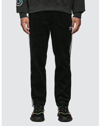 adidas originals black corduroy joggers 