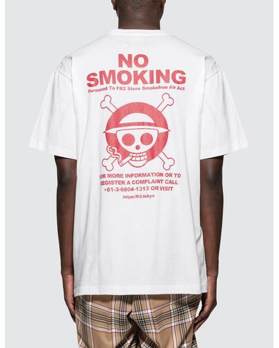 Fr2 One Piece X Smoking Kills S S T Shirt In White For Men Lyst Fr2 One Piece X Smoking Kills S S T Shirt In White For Men Lyst