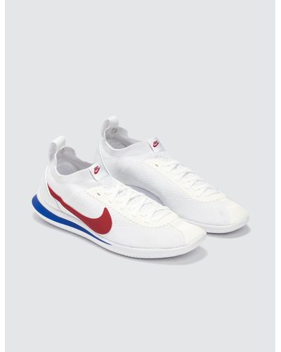 nike cortez flyknit white