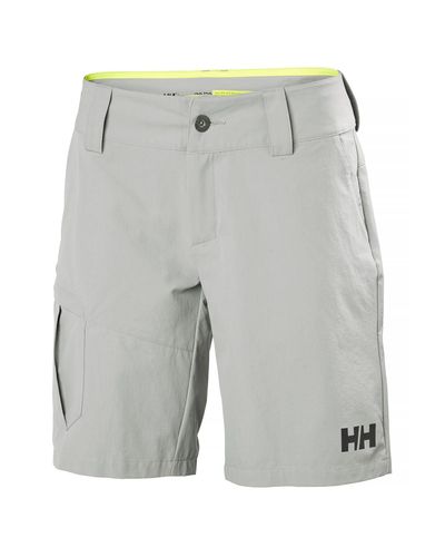 Helly Hansen Quick Dry Cargo Shorts in Gray - Lyst