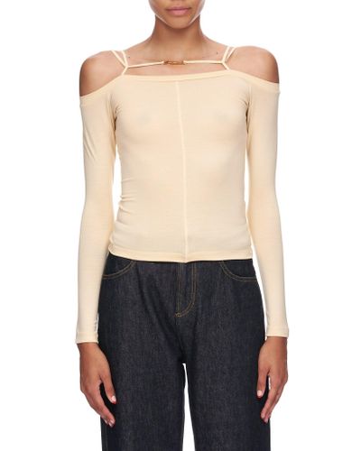 Jacquemus Synthetic Le T-shirt Sierra in Beige (Natural) | Lyst