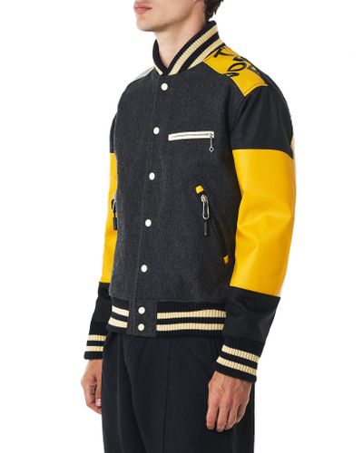 north face letterman jacket