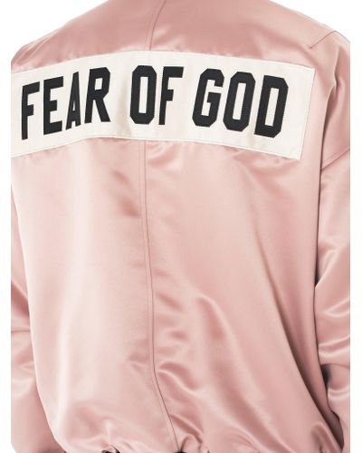 fear of god jacket pink