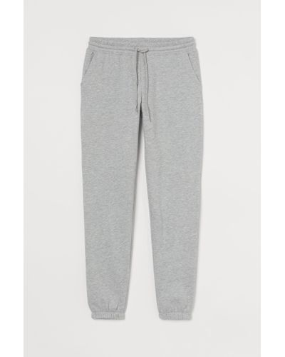 H\u0026M Joggers in Grey (Grey) - Lyst