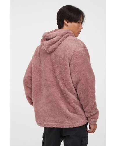 shearling hoodie mens