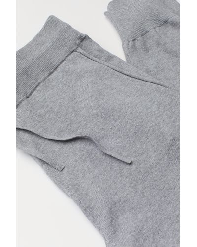 h and m cashmere joggers