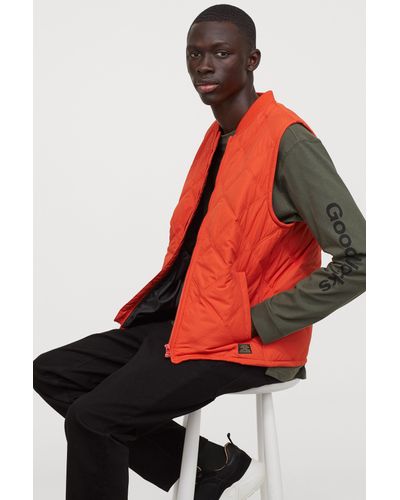 h&m quilted vest