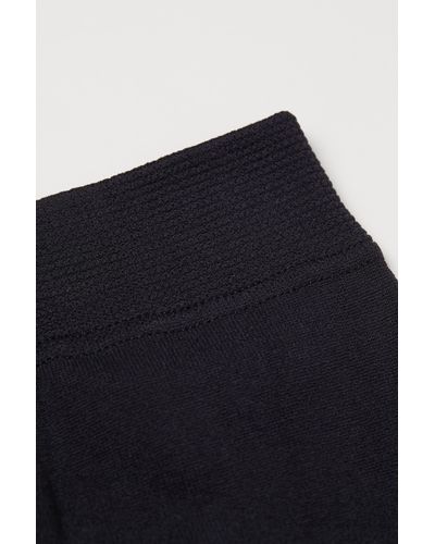 H\u0026M Mama Fleece leggings in Black | Lyst